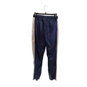 Standard Issue navy track pants with white side stripes - S